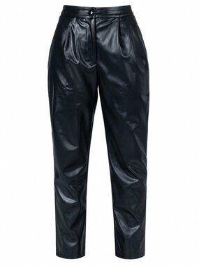 Princess Polly Love Club Black Vegan Leather Pants Size 6